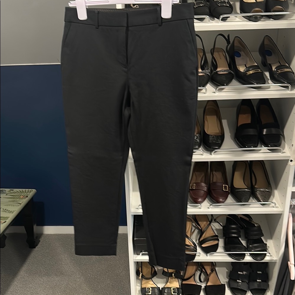 Talbots Hampshire Black Ankle Pants